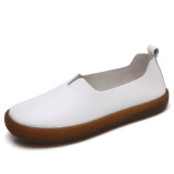 Genuine Leather Espadrilles Women Original Shoes