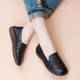 women casual  Shoes Woman Genuine Leather Loafers
