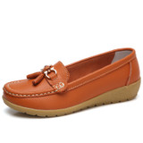 New Fashion Tassels Genuine Leather Shoes