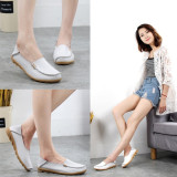 Women Shoes Plus Size Women Flats Genuine Leather Loafers