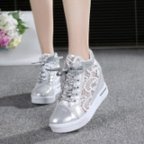 Women Shoes Woman Breathable Mesh Sneakers Flats Lace Loafers