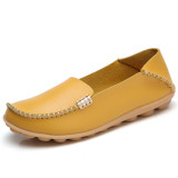 Genuine Leather Women Flats Shoes Woman ballet Flats Female Loafers