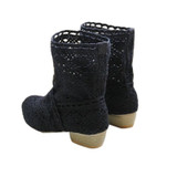 summer boots   with the new shoes lace openwork crochet boots