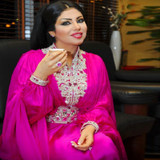 2018 Modern Chiffon Moroccan Arabic Kaftan Wholesalers Dubai kaftans Evening Long Sleeve Prom gown mother of the bride dresses