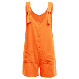 Free Ostrich Women Rompers Solid Jumpsuit Summer Short Pleated Overalls Jumpsuit Female Wrapped Strapless Playsuit N30