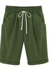 Summer Large Size Shorts Women Candy Color Elastic Comfortable Cotton Womens Short Female shorts Plus size M-7xL 8XL  8 Color