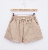 DANJEANER Women Cotton Shorts 2018 Summer Fashion Candy Color Elastic Waist Drawstring Short Pants Woman Casual Plus Size Shorts