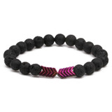 Sacred Arrow Lava Stone Diffuser Bracelet