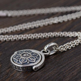 Premium Rotating Buddhist Mantra Pendant