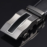 DWTS Men Belt Male Genuine Leather Belt Strap Belts For Men Top Quality Automatic Buckle black Belts Cummerbunds cinturon hombre