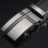 DWTS Men Belt Male Genuine Leather Belt Strap Belts For Men Top Quality Automatic Buckle black Belts Cummerbunds cinturon hombre