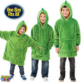 Huggle Pets Hoodie Dinosaur Hooded Sweatshirt Warm  Winter Hooded Coats Bathrobe Fleece Pullover For Children For Christmas Gift