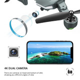 Visuo XS816 RC Drone with 50 Times Zoom WiFi FPV 4K /1080P Dual Camera Optical Flow Quadcopter Foldable Selfie Dron VS SG106 M70