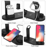 Wireless Charger 4 in 1 Fast Holder Stand For Apple Watch Series 5 4 3 2 Iwatch Airpods 2 Iphone XS MAX XR 8 Plus X Dock Station