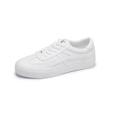 Women Sneakers Breathble Vulcanized Shoes Pu leather Platform Lace up Casual White  Tenis Feminino Zapatos De Mujer