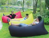 Outdoor products fast and breathable, sofa bed quality sleeping bag inflatable pillow lazy beach sofa recliner