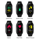 LEMFO M1 Newest AI Smart Watch With Bluetooth Earphone Heart Rate Monitor Smart Wristband Long Time Standby Sport Watch Men