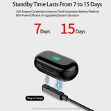 LEMFO M1 Newest AI Smart Watch With Bluetooth Earphone Heart Rate Monitor Smart Wristband Long Time Standby Sport Watch Men