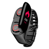 LEMFO M1 Newest AI Smart Watch With Bluetooth Earphone Heart Rate Monitor Smart Wristband Long Time Standby Sport Watch Men