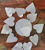 Hearts Handmade White Onyx Windchime