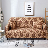 Elegant Modern Sofa Cover Spandex Elastic Polyester Floral 1/2/3/4 Seater Couch Slipcover Chair Living Room Furniture Protector