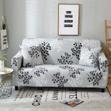 Elegant Modern Sofa Cover Spandex Elastic Polyester Floral 1/2/3/4 Seater Couch Slipcover Chair Living Room Furniture Protector