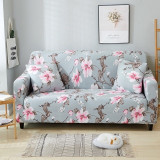 Elegant Modern Sofa Cover Spandex Elastic Polyester Floral 1/2/3/4 Seater Couch Slipcover Chair Living Room Furniture Protector