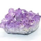 Amethyst Druzy Crystal Votive or Tea Light Candle Holder