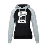 Women's Hoodies Sweatshirt Kawaii CAT MEOW Print