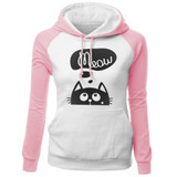 Women's Hoodies Sweatshirt Kawaii CAT MEOW Print
