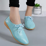 Oxford  Women's Shoes Flats Casual Shoes Lace Up Moccasins Loafers