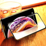 TOMKAS 5D Glass For iPhone XS Max XR Tempered Glass Full Cover Edge Screen Protector