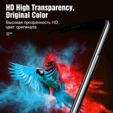 TOMKAS 5D Glass For iPhone XS Max XR Tempered Glass Full Cover Edge Screen Protector