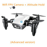 Mini Drone with Camera HD Foldable RC Quadcopter Altitude WiFi FPV