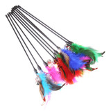 5Pcs Soft Colorful Cat Feather Toy for Cat Kitten