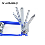 CoolChange 11 in 1 Multifunction Bicycle Repair Tools Cycling Chain Rivet Extractor Hexagon Wrench Bike Tool Accessories