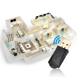 Rocketek 300Mbps wireless USB WiFi adapter/Utral-Fast External wireless wi-fi receiver/Portable network card 802.11n/a/g Dongle