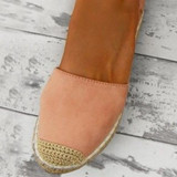 Plain  Flat  Ankle Strap  Round Toe  Casual Date Flat  Socofy  Sandals