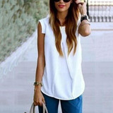 Round Neck  Plain T-Shirt