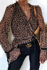Autumn And Winter   Fashion Printing Long-Sleeved Shirts