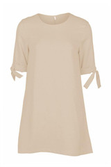 Round Neck  Loose Fitting  Plain  Half Sleeve Casual Dresses