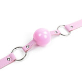Leather Open Mouth Gag Ball