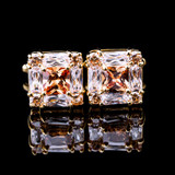 Square Gold Luxury Cufflinks