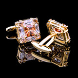 Square Gold Luxury Cufflinks