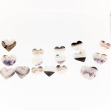 Extra Large Heart Shaped Amethyst Slice