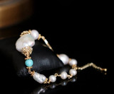 Handmade Baroque Pearl Adjustable Bracelet