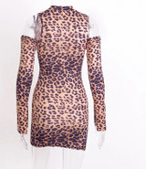 Leopard Sexy Body Mini Dress
