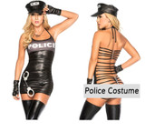 Sexy Police Officer Cosplay Costume