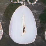 AGATE SLICE BEADED NECKLACE