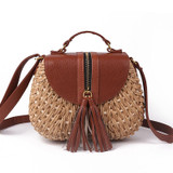 Tassel Straw Bohemian Shoulder Bag